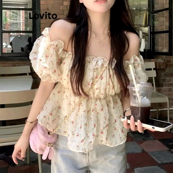 Áo kiểu trễ vai