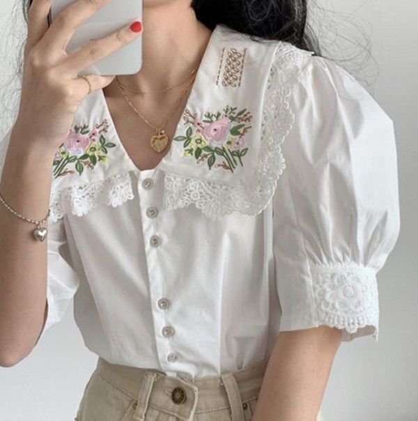 Áo kiểu tay bồng