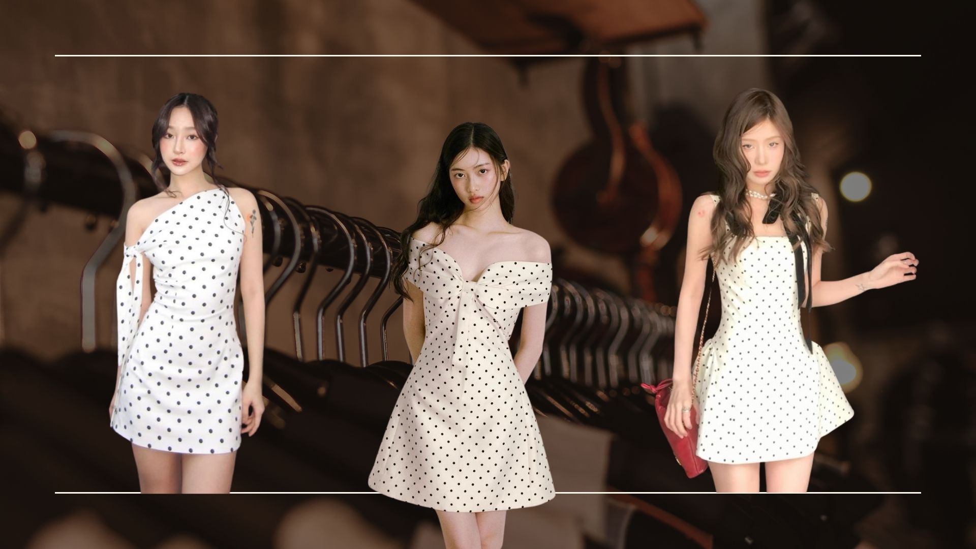 Váy chấm bi – vẻ đẹp nữ tính bất tận