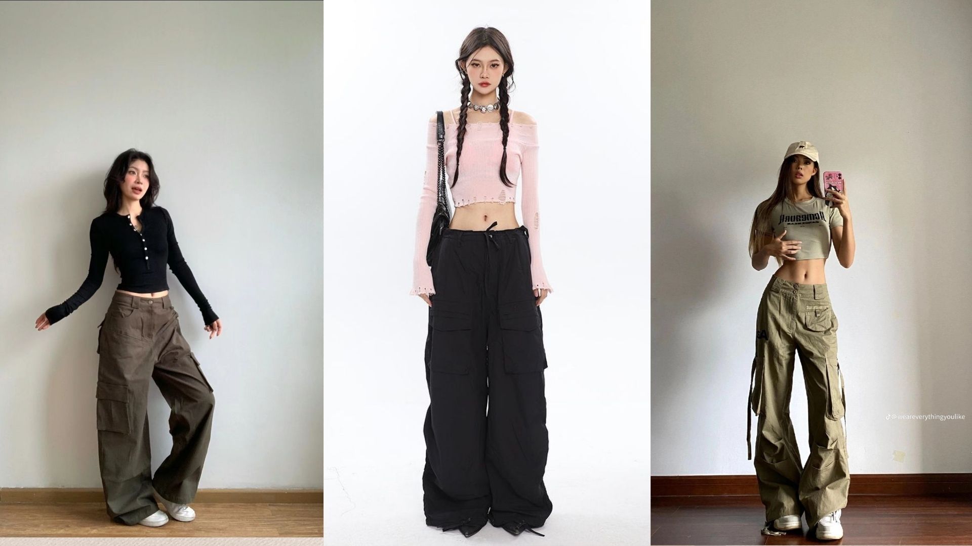 Quần túi hộp + Crop top