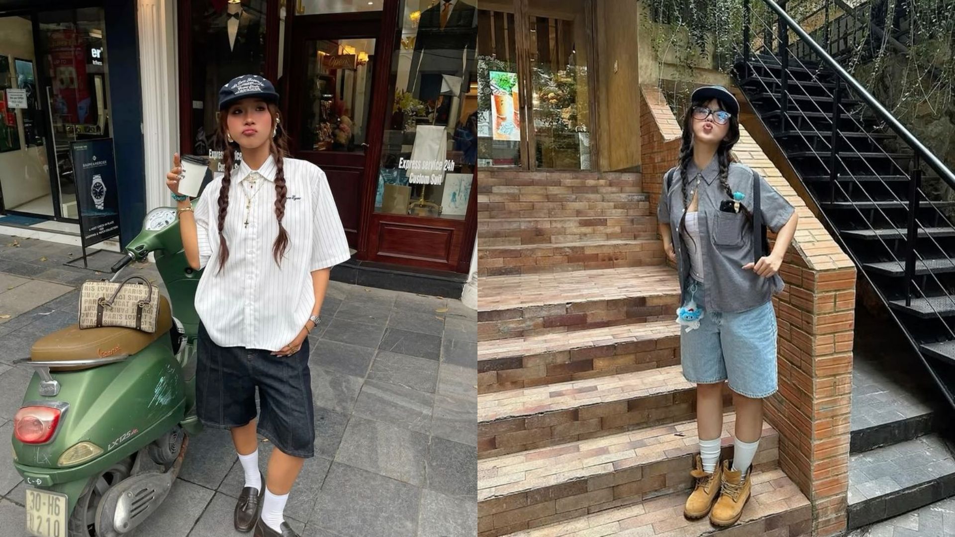 Thanh lịch cùng áo sơ mi và blazer