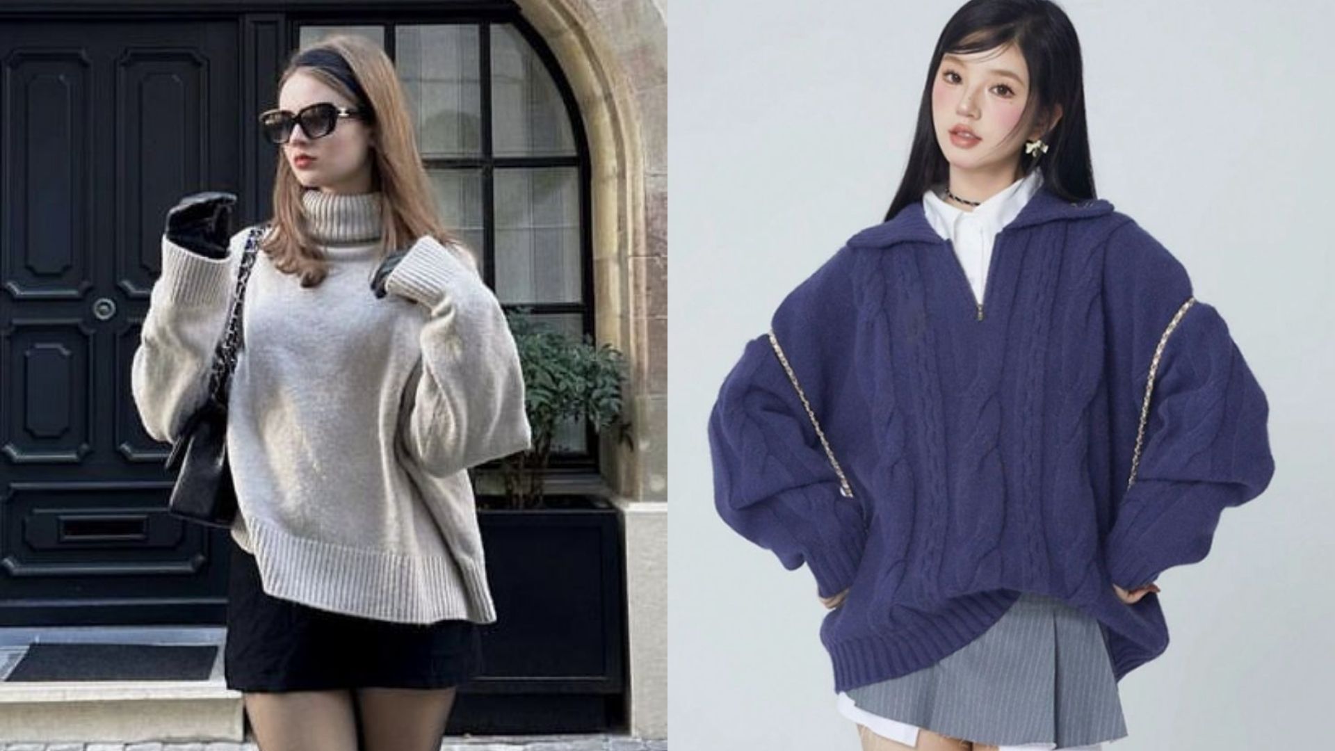 Cổ lọ và cổ tim – Hai phong cách đối lập cùng lên ngôi