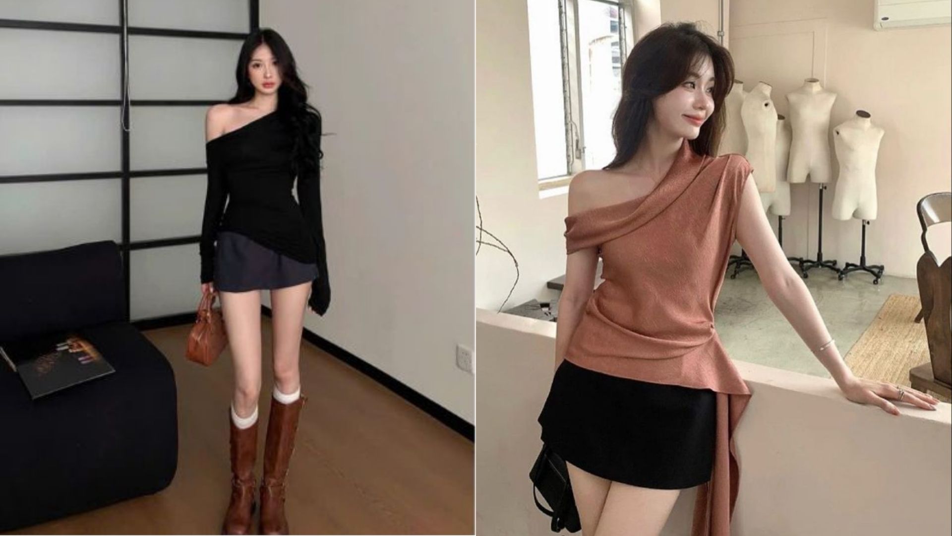 Áo trễ vai: Vũ khí thời trang nữ tính