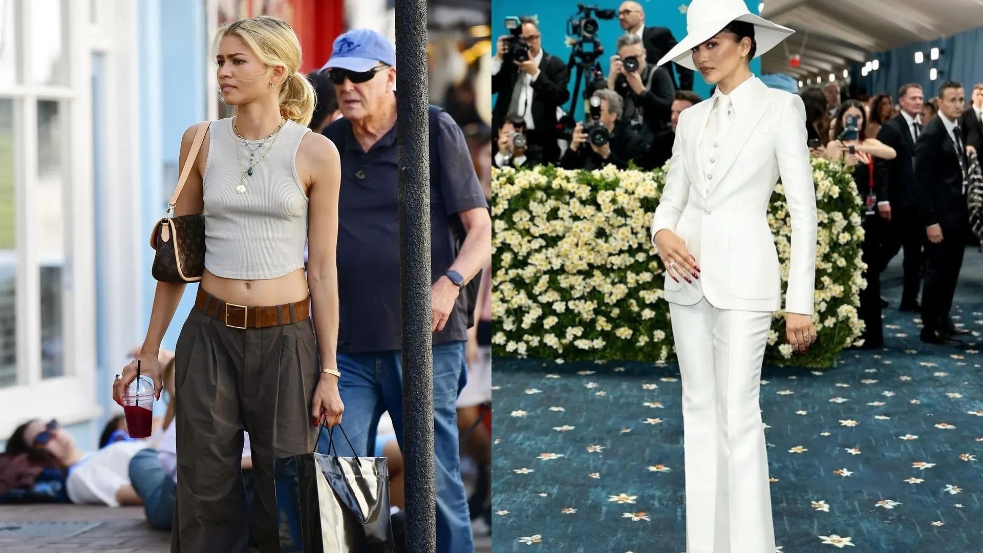 Zendaya – linh hoạt với quần tây “all-in-one”