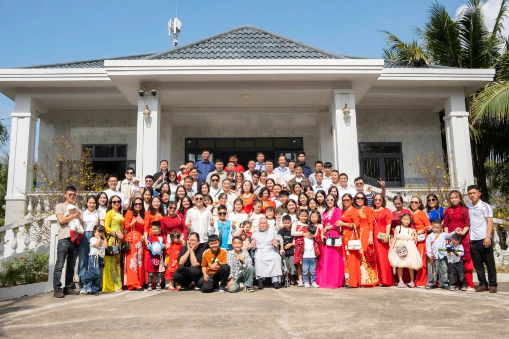 Bức ảnh chụp vào Tết 2025