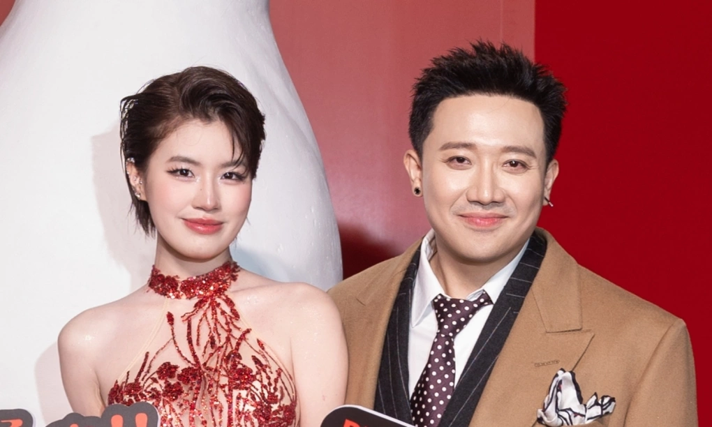 Hình ảnh Trấn Thành cũng nữ rapper Pháo