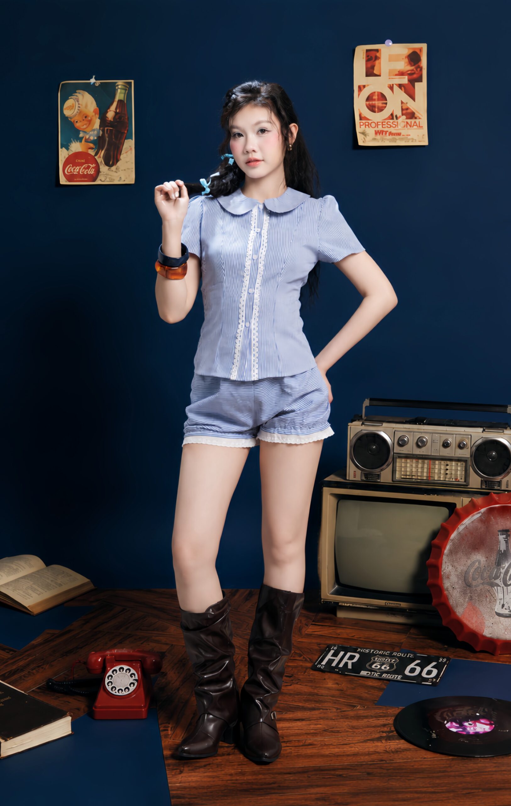 Thướt tha nét cổ sen, trong trẻo ngày hạ