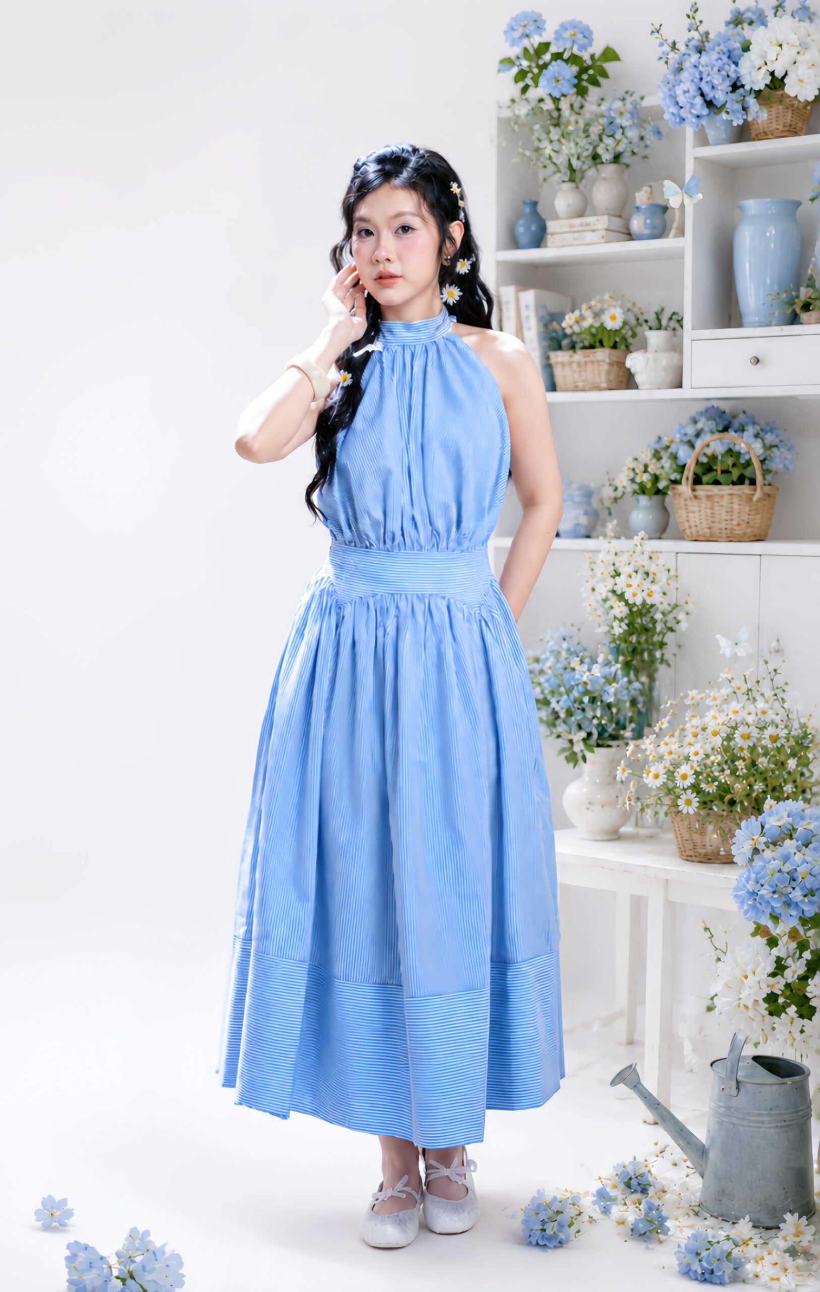 Tựa như bước ra từ trang sách cũ, e ấp giữ trọn vẹn nét đẹp thanh xuân