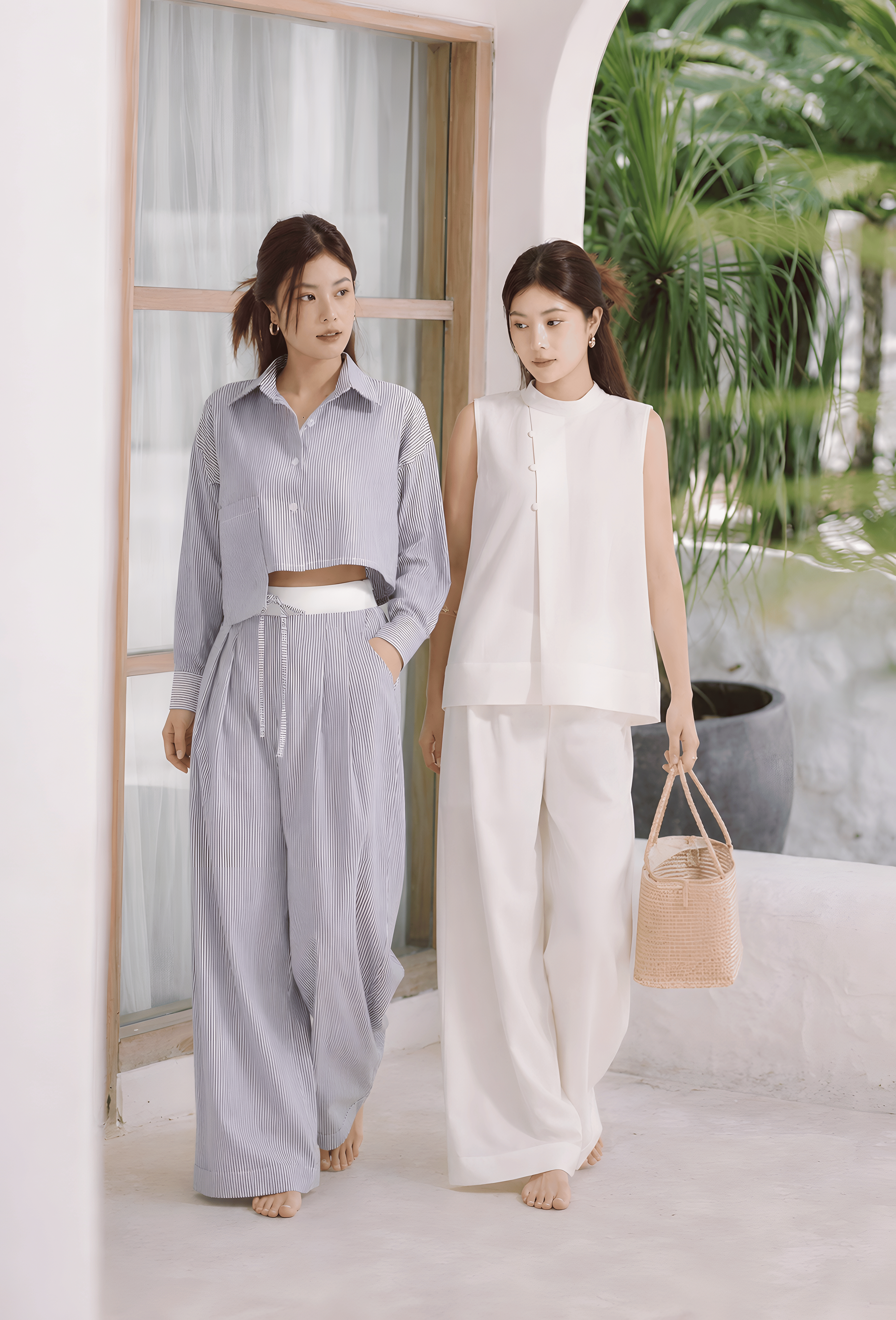 Tối giản, dịu nhẹ tạo nên vẻ ngoài trẻ trung và đầy cuốn hút.