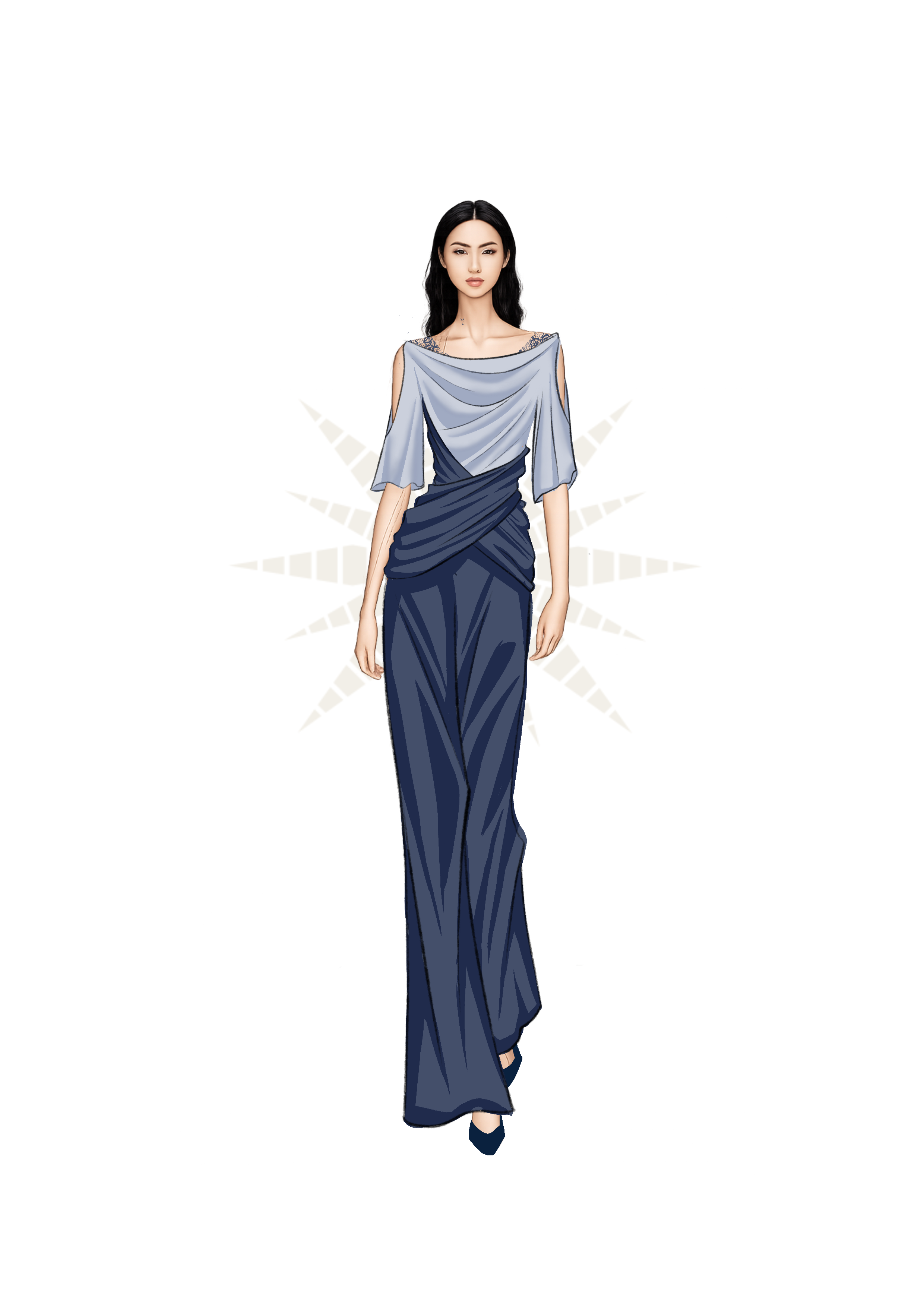 Jumpsuit nữ MGRACE thanh lịch sang trọng