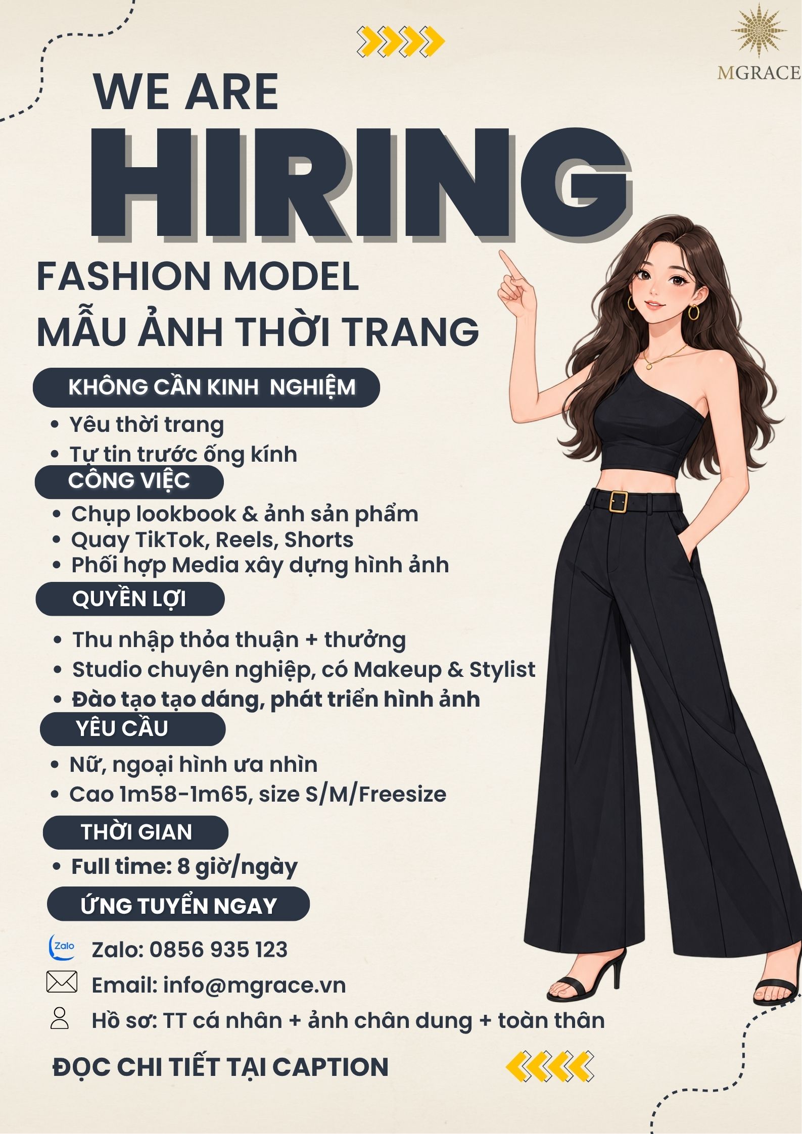 tuyển dụng mẫu ảnh