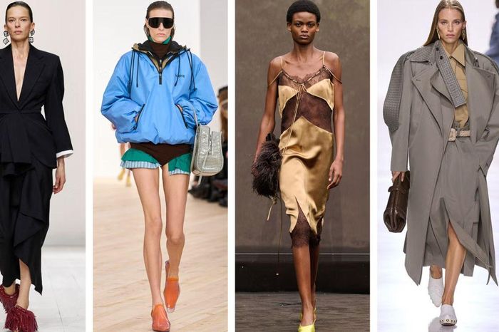 Xu hướng thời trang 2026 với các thiết kế hiện đại, blazer, slip dress và phong cách phối đồ nữ nổi bật.