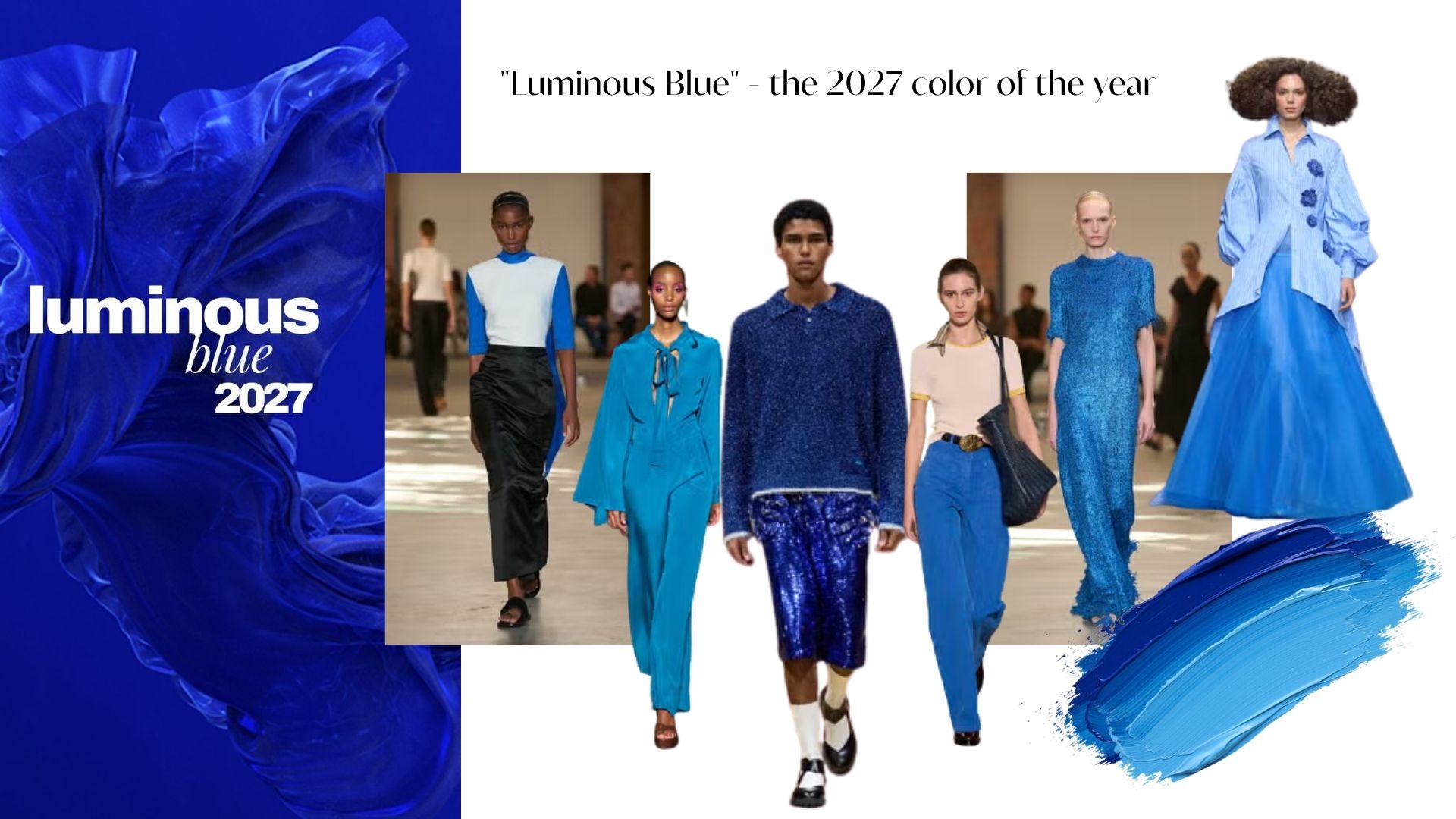 màu sắc thời trang 2027 MGRACE luminous blue