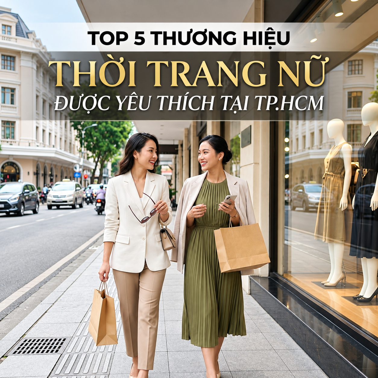 Top 5 thương hiệu thời trang nữ TP.HCM được yêu thích nhất