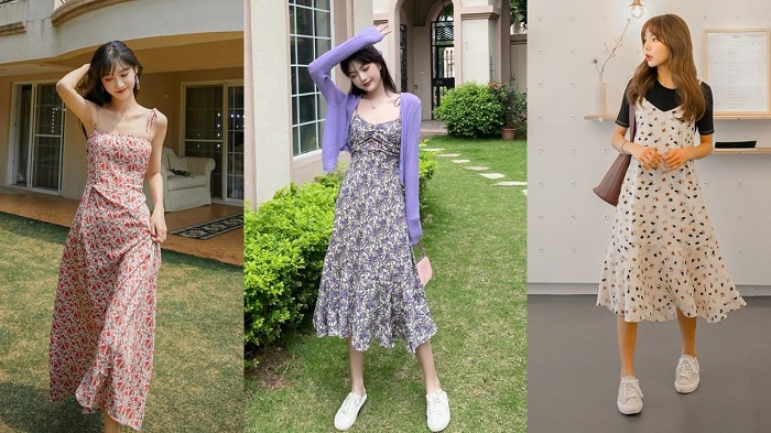 Mẫu váy hoa nhí ngọt ngào, chuẩn style nữ tính từ MGRACE